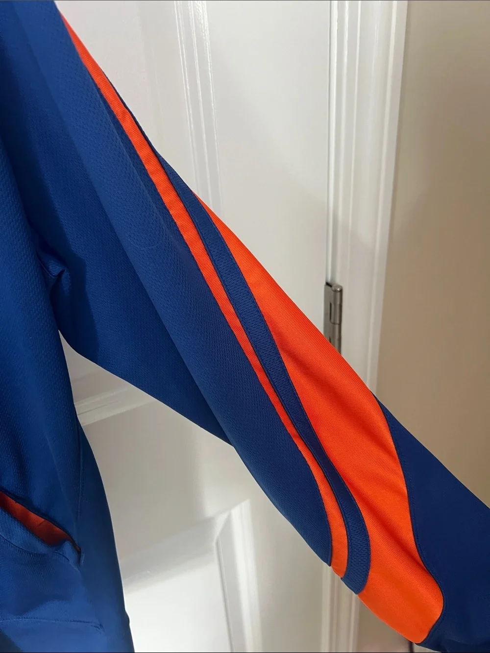 Nike Blue and Orange New York Mets Full-Zip Lightweight Jacket